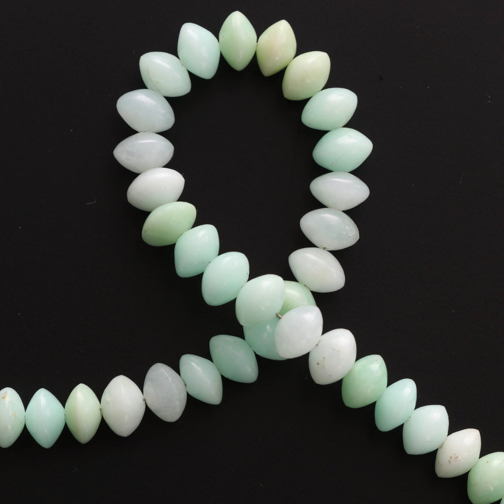 Unique Mint Chrysoprase Smooth German Cut Beads - 8 mm - Mint Chrysoprase Beads - Gem Quality , 8 Inch/ 20 Cm Full Strand, Price Per Strand - National Facets, Gemstone Manufacturer, Natural Gemstones, Gemstone Beads