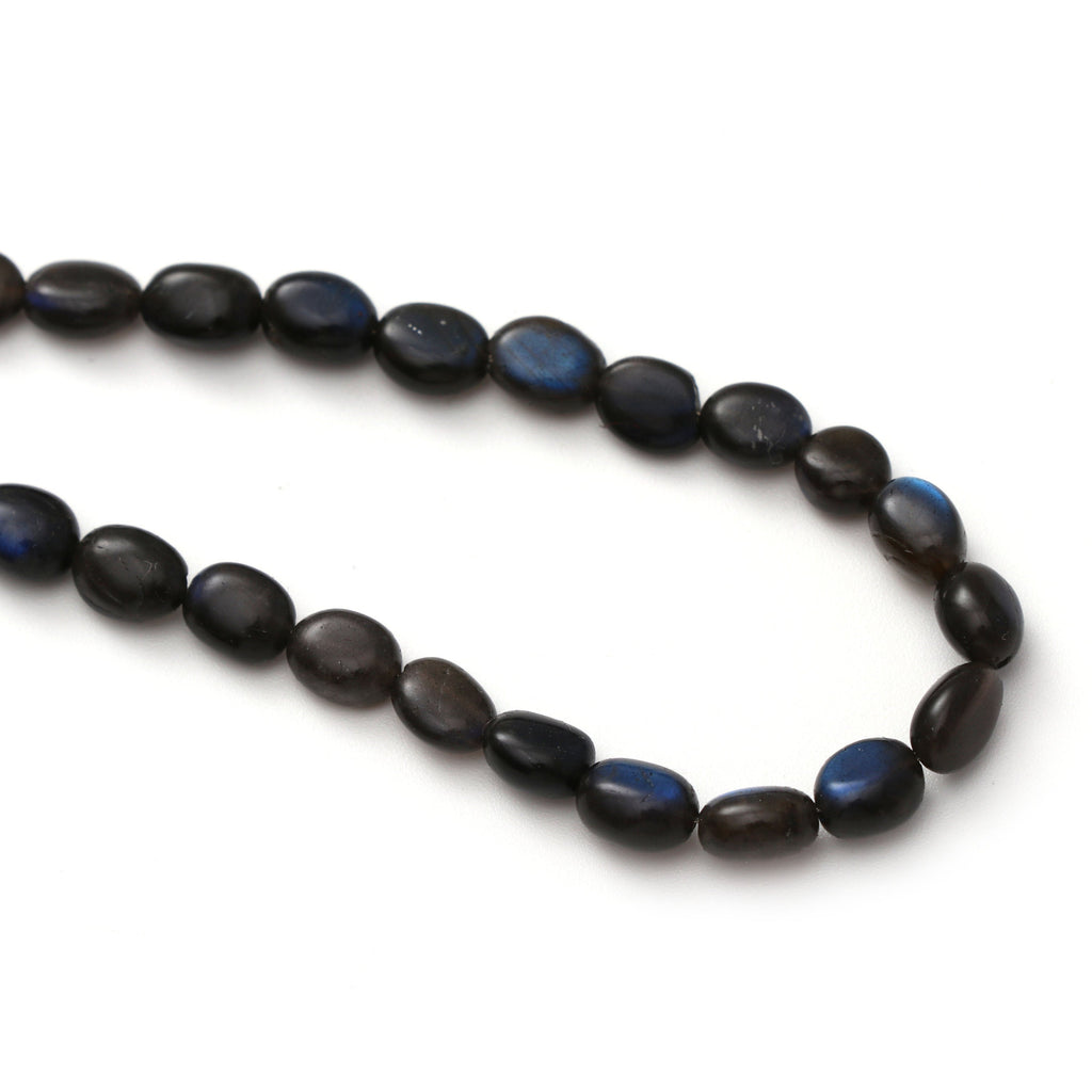 Labradorite Smooth Nuggets, 6x5 mm to 7x5 mm, Labradorite Beads,- Gem Quality , 18 Inch/ 46 Cm Full Strand, Price Per Strand - National Facets, Gemstone Manufacturer, Natural Gemstones, Gemstone Beads
