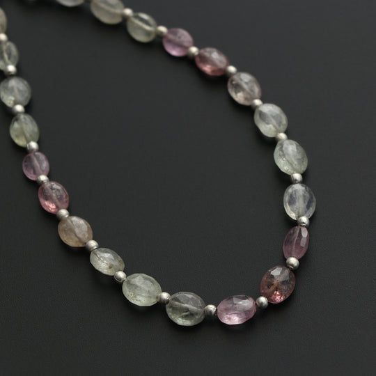 Multi Sapphire Faceted Oval Beads, 3x5mm to 4x7mm, Sapphire Jewelry Making Beads, Faceted Oval Sapphire,20 Cm Full Strand, Price Per Strand
