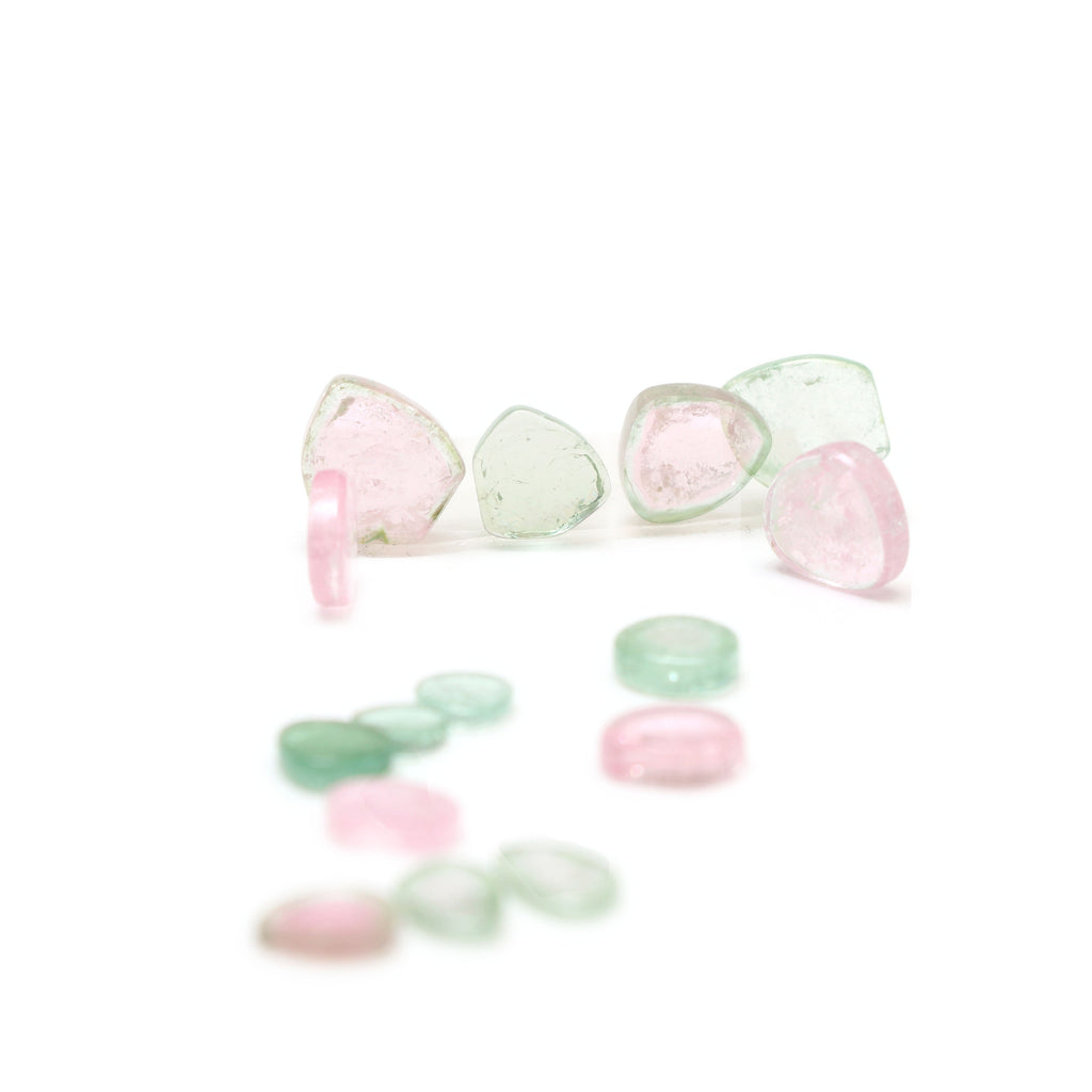 Natural Tourmaline Smooth Organic Shaped Loose Gemstone, 12x10x3 mm, Tourmaline Gemstone, Gem Quality, 15 Pieces - National Facets, Gemstone Manufacturer, Natural Gemstones, Gemstone Beads