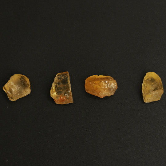 Natural Yellow Aqua Organic Rough Loose Gemstone | 8x13 mm | Rough Loose Gemstone | Set of 10 Pieces