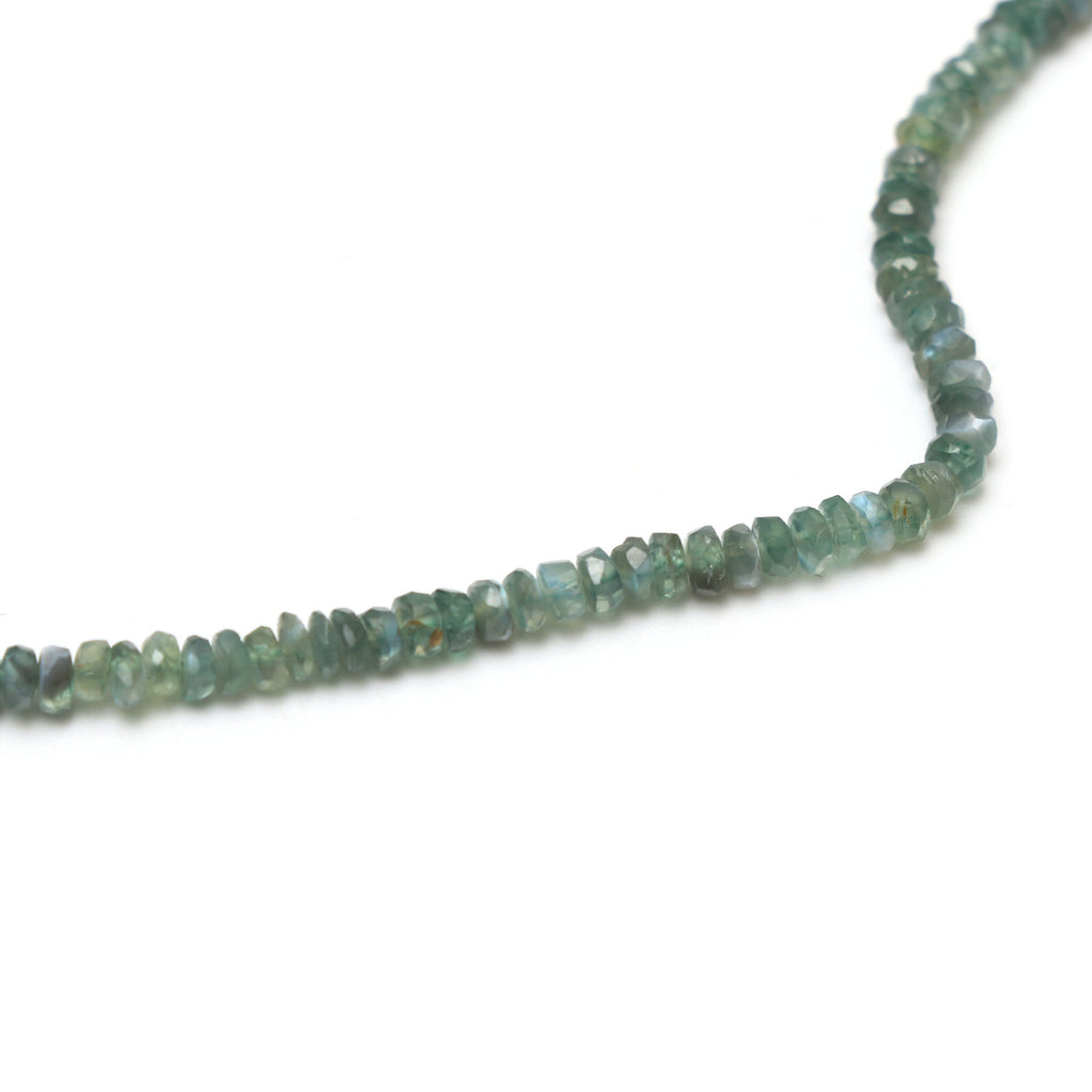 Alexandrite Faceted Roundel Beads, 3 mm to 3.5 mm, Alexandrite Genuine - Rare Gem , 16 Inch Full Strand, Price Per Strand - National Facets, Gemstone Manufacturer, Natural Gemstones, Gemstone Beads